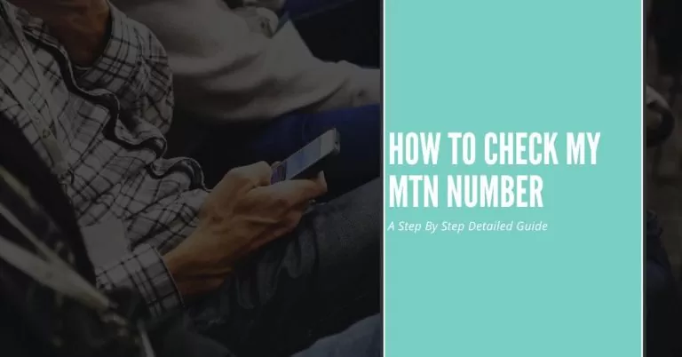 How to Find My MTN Number