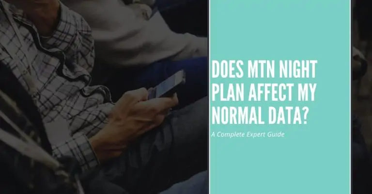 Does MTN Night Plan Affect My Normal Data ?